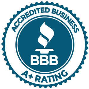 BBB Accredited Business · A+ Rating BBB Accredited Business